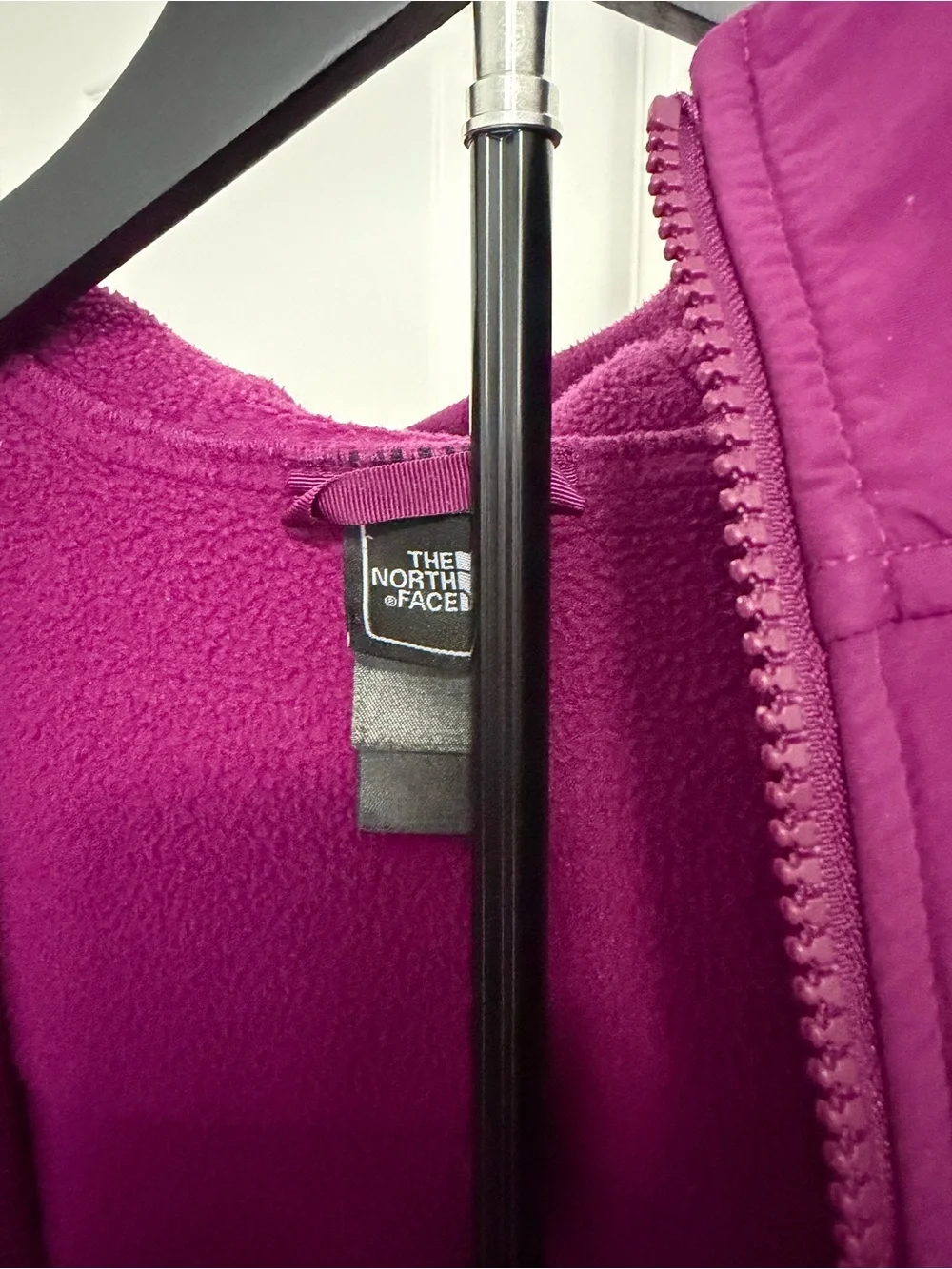 The North Face Girls' Purple Hooded Puffer-Fleece Jacket
